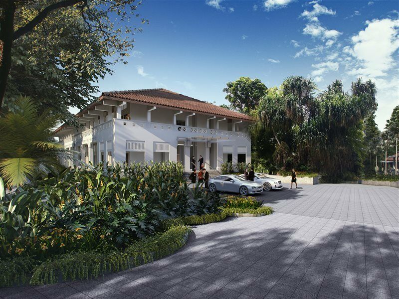The Outpost Hotel Sentosa By Far East Hospitality (Adults Only) Сингапур Екстериор снимка The proposed new building of the University of the South Pacific
