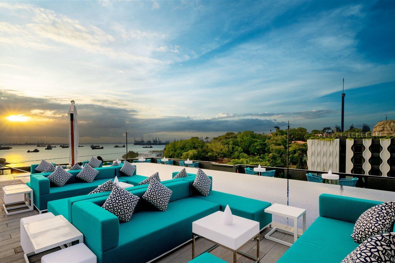 The Outpost Hotel Sentosa By Far East Hospitality (Adults Only) Сингапур Екстериор снимка Sky Bar